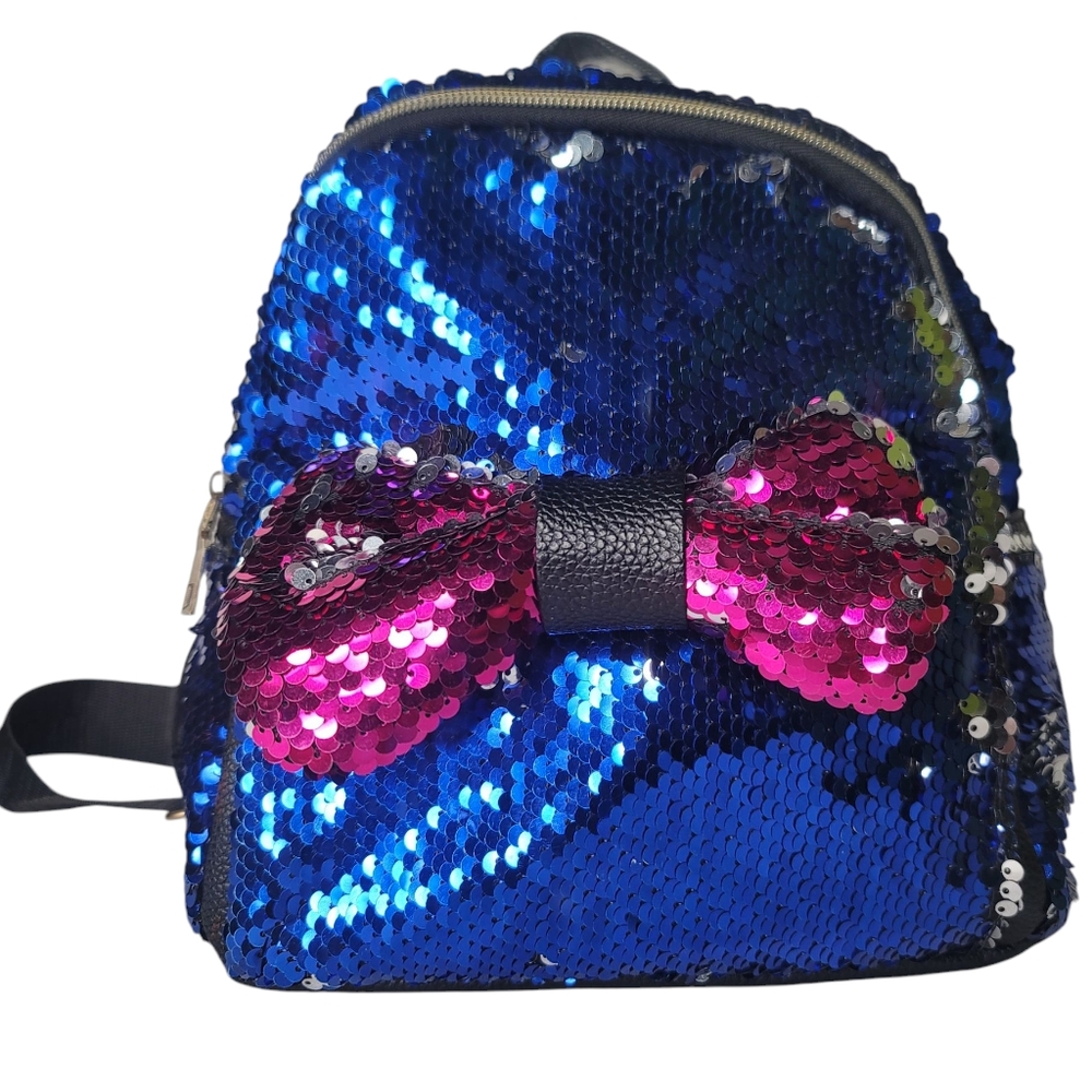💗 $5 in BUNDLE💗Sequense Small Backpack With Bow
